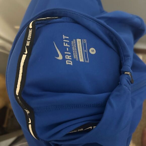 Nike DriFit Mens Small Blue Half ZIP Running Pullover - Picture 5 of 7